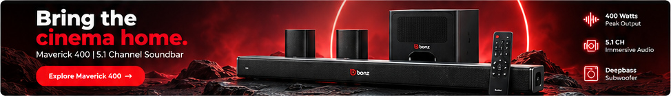 Bring the cinema home. Maverick 400, 5.1 Channel Soundbar. Explore Maverick 400